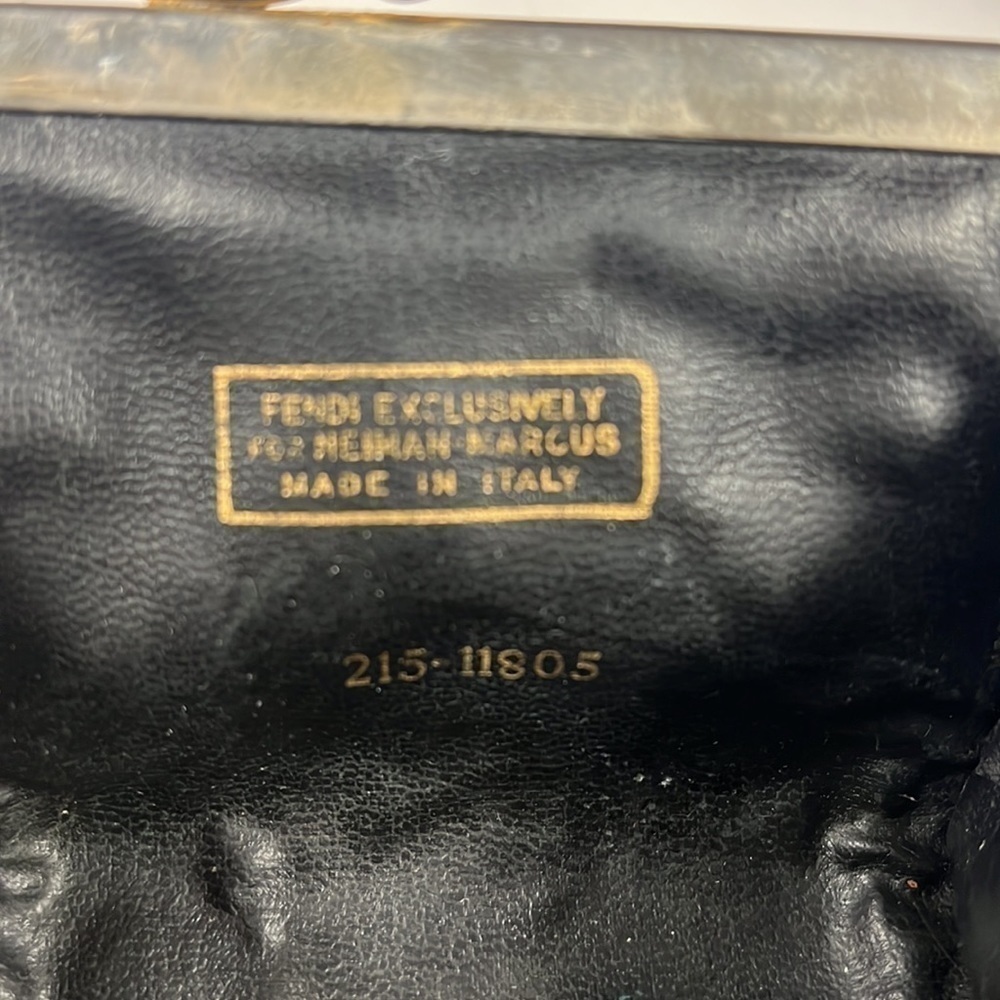 Fendi for Neiman Marcus Vintage Kisslock Wallet Change Purse - Picture 8 of 15